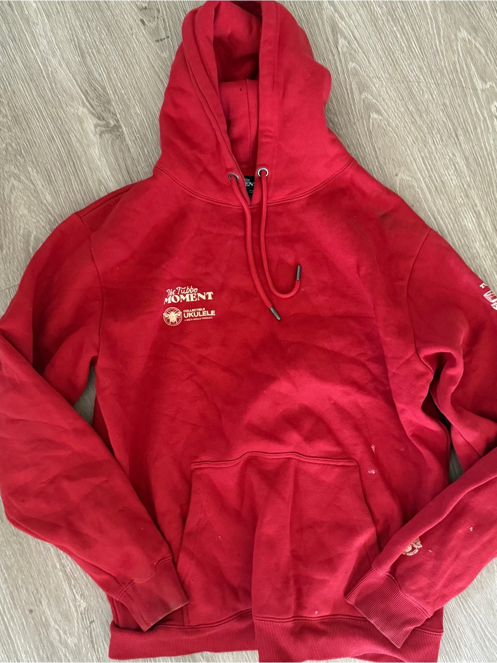 The Tubbo Moment merch ukulele hoodie sz XL